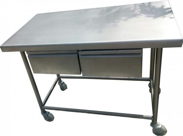 MESA DE TRABAJO CON DOS CAJONES