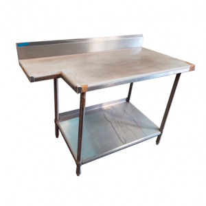 Mesa de trabajo acero inoxidable con sup de Nailamid