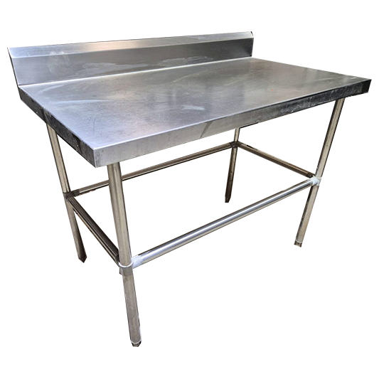Mesa de trabajo en acero inoxidable