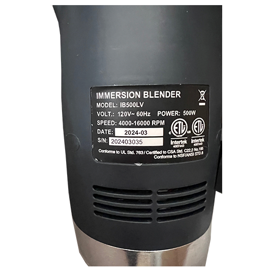 Procesador de Alimentos / Turbolicuador 500W 110V IB500LV - Imagen 3