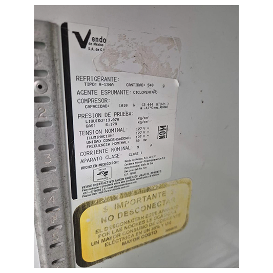 Refrigerador Vertical Vendo Dos Puertas