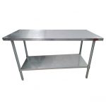 Mesa de trabajo de acero inoxidable marca DIAMANTTI