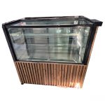 Vitrina Refrigerada Masser RHNVCT1000FGC en acabado madera
