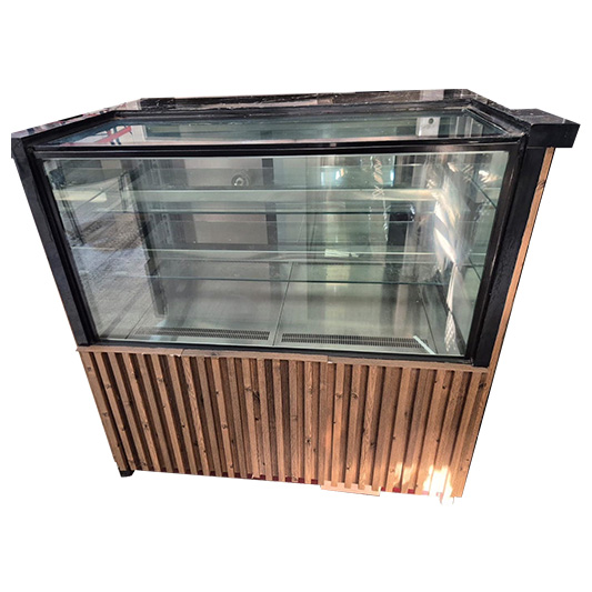 Vitrina Refrigerada Masser RHNVCT1000FGC en acabado madera