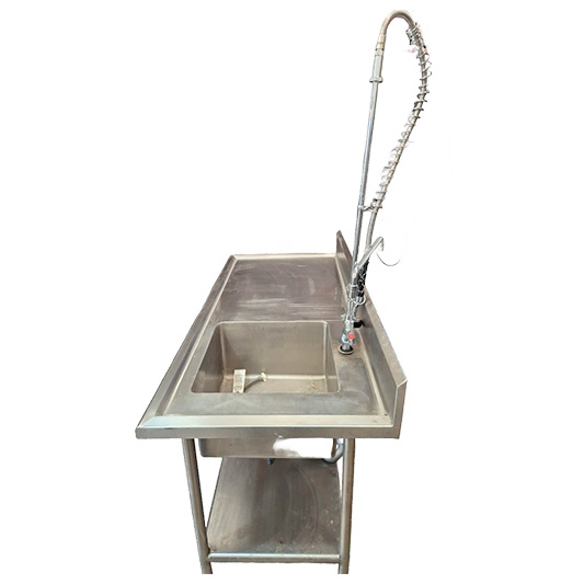 Tarja derecha con llave de prelavado y  repisa inferior - Imagen 2