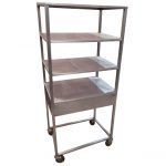 Estante de acero inoxidable 4 repisas