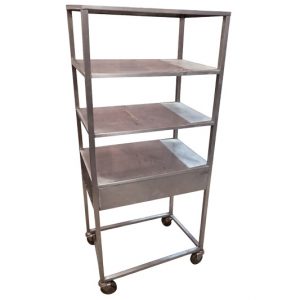 Estante de acero inoxidable 4 repisas