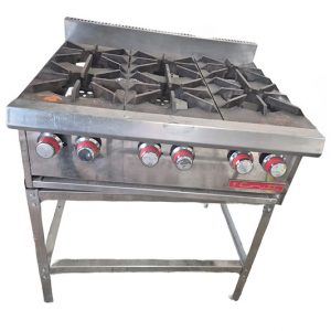 Estufa Industrial de 6 Quemadores a gas Coriat