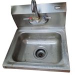 Tarja Sencilla de Acero Inoxidable – Seminueva